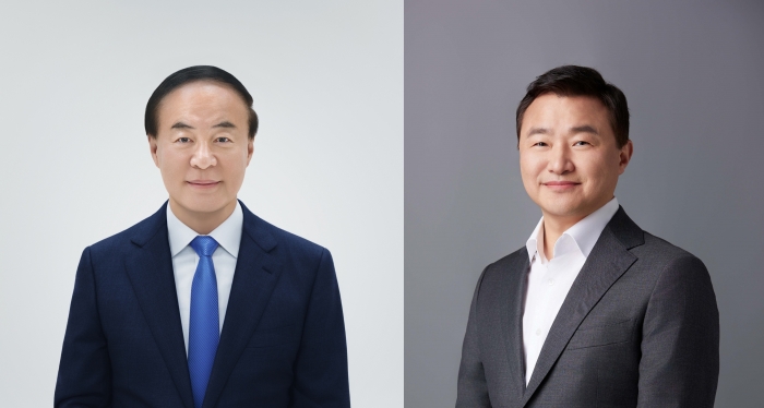 왼쪽부터 전영현 삼성전자 대표이사 부회장, 노태문 삼성전자 대표이사 사장. 사진=삼성전자 제공