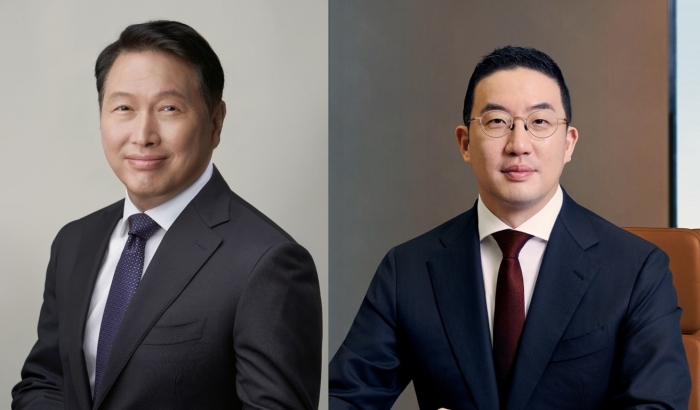 사진 왼쪽부터 최태원 SK그룹 회장, 구광모 LG그룹 회장. 사진=각사 제공