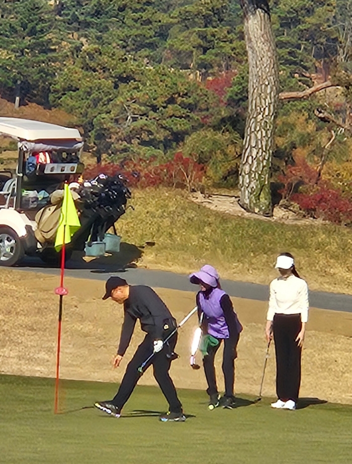 축하하는데 개버디라서 어쩌죠? 기사의 사진