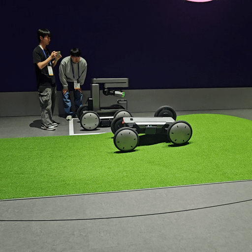 차세대 모빌리티 로봇 플랫폼 '모베드'(MobED). 사진=김다정 기자