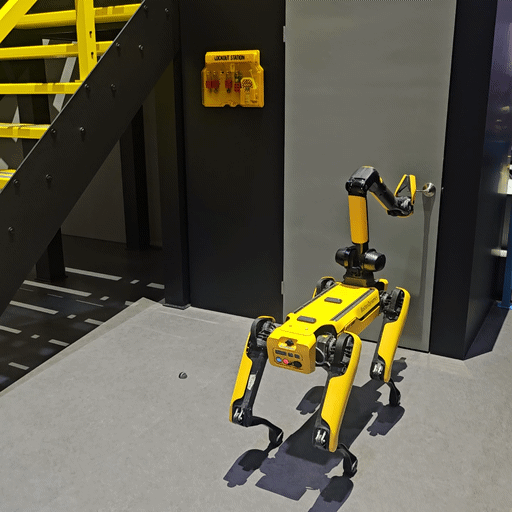 4족 보행 로봇 '스팟'. 사진=김다정 기자