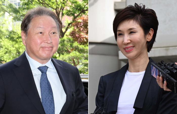 최태원-노소영, 재산분할 파기환송심···속도 내나(종합) 기사의 사진