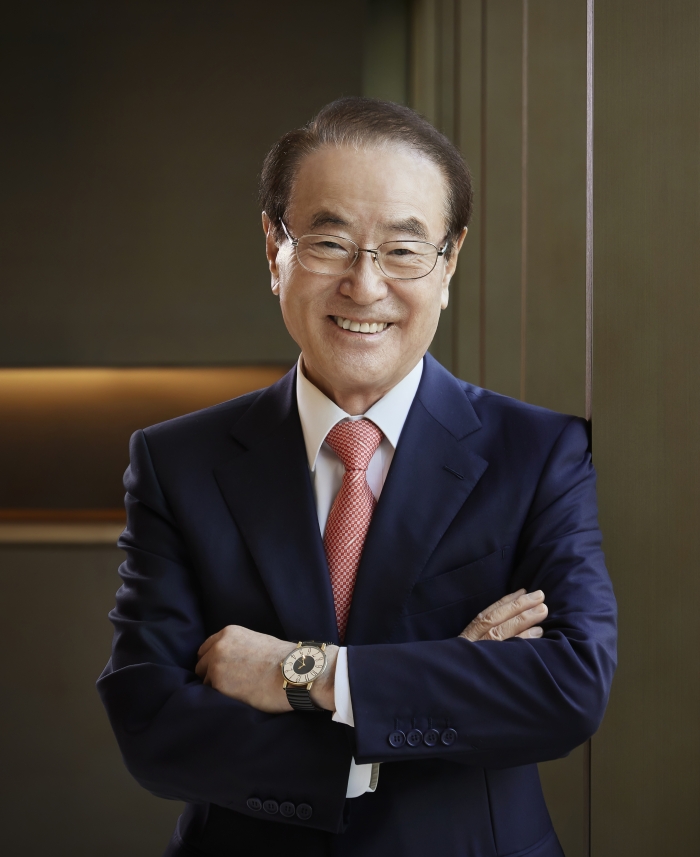 윤세영 태영그룹 창업회장, 블루원 대표이사 취임 기사의 사진