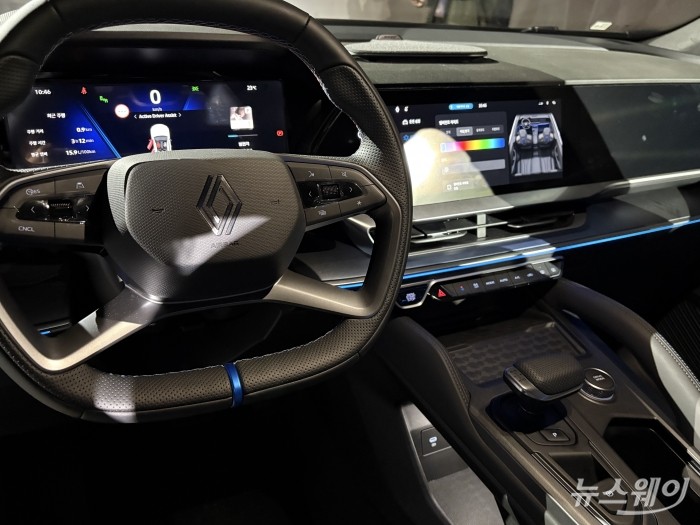 르노코리아 신차 필랑트 실내. 사진=황예인 기자
