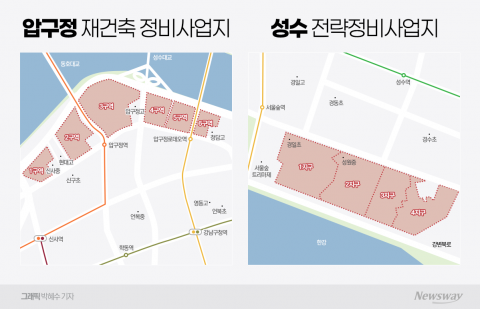 서울 재건축 최대 관심 성수1 '독주', 압구정 '셈법 혼전'