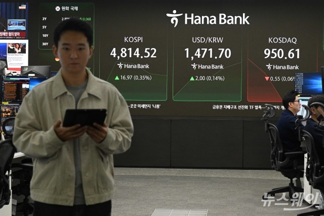 반도체·원자력발전·조선 순환매 힘 입고 사상 첫 '코스피 4800' 돌파