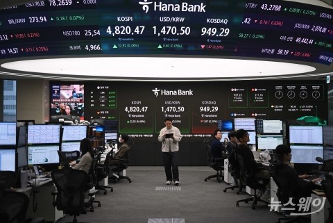 11거래일 연속 사상 최고치 경신한 '코스피 4800'