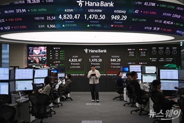 11거래일 연속 사상 최고치 경신한 '코스피 4800'