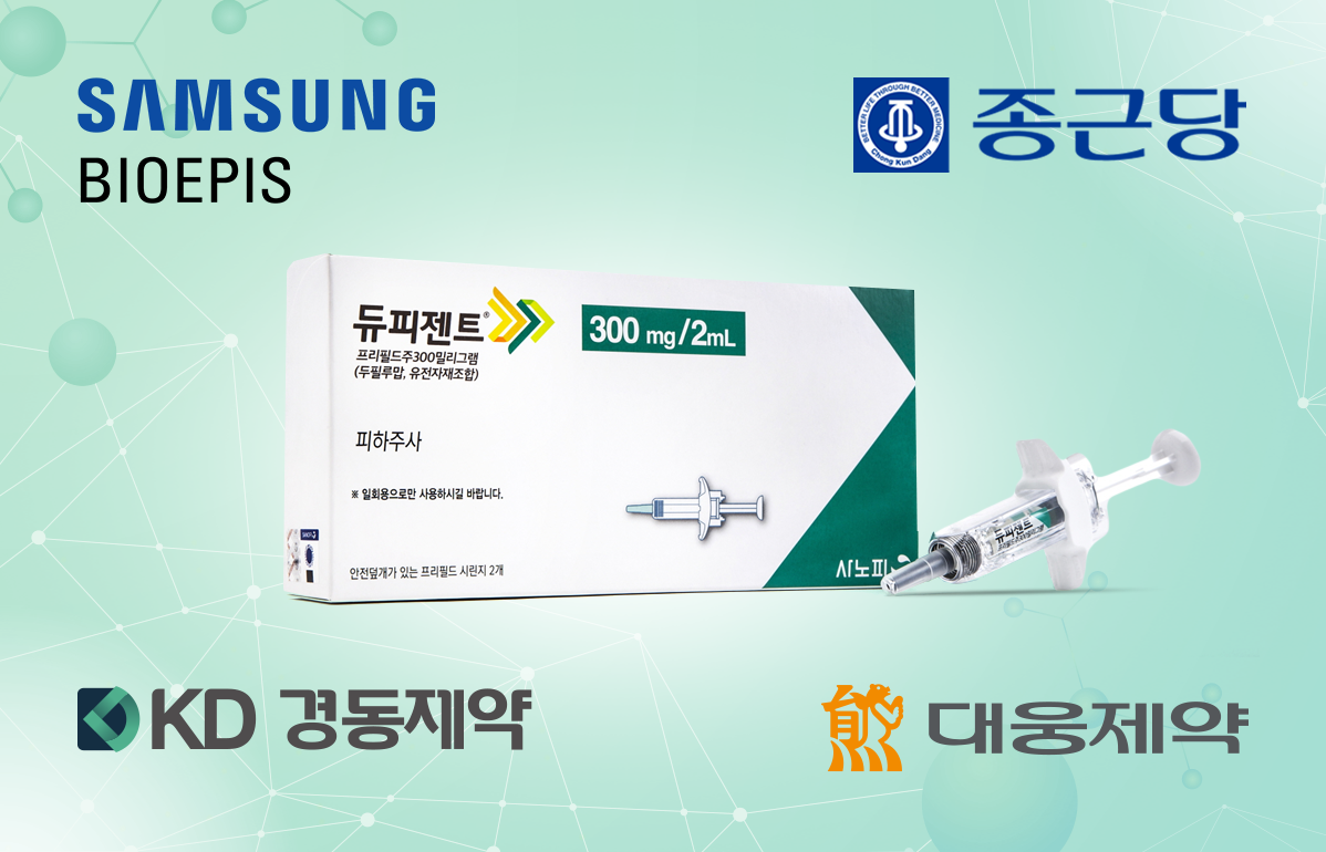 듀피젠트, 특허 만료까지 4년···삼성바이오·종근당, 바이오시밀러 개발 합류 - 뉴스웨이