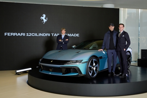 페라리, 한국 전통 입은 '12칠린드리 테일러메이드' 공개