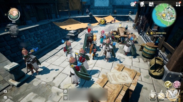 드래곤소드 내 마을. 사진=김세현 기자