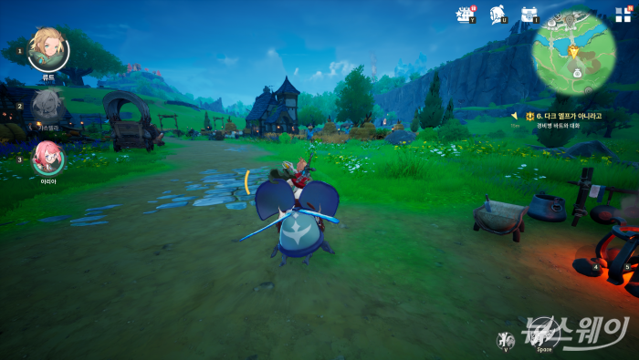 드래곤소드 퍼밀리어 비행 모습. 사진=김세현 기자