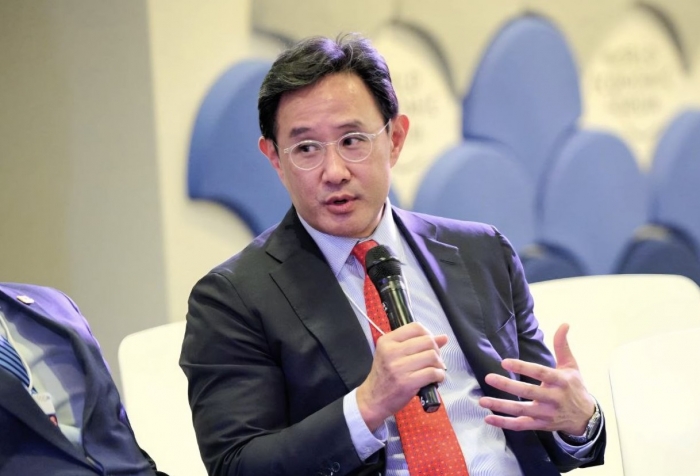 최윤범 고려아연 회장이 지난 19일부터 23일까지 열린 다보스포럼에 참석해 글로벌 핵심광물 공급망의 미래 방향성을 제시했다. 사진=고려아연 제공