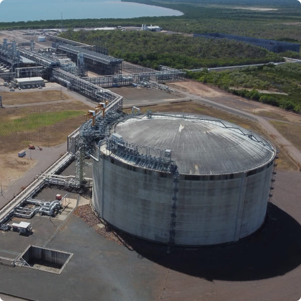 다윈 LNG터미널 전경. 사진=SK이노베이션 제공