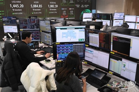 '트럼프 쇼크' 국면에도 코스피·코스닥 동시 최고치 기록