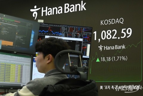 트럼프 '관세 압박'에도 코스닥 신고가 경신