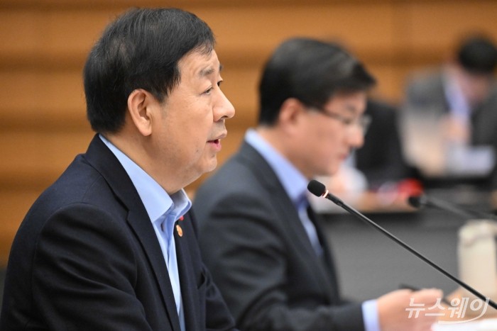 구윤철 경제부총리 겸 재정경제부 장관이 28일 오후 서울 중구 대한상공회의소에서 열린 K-GX 민관합동추진단 출범식에서 모두발언을 하고 있다. 사진=강민석 기자 kms@newsway.co.kr