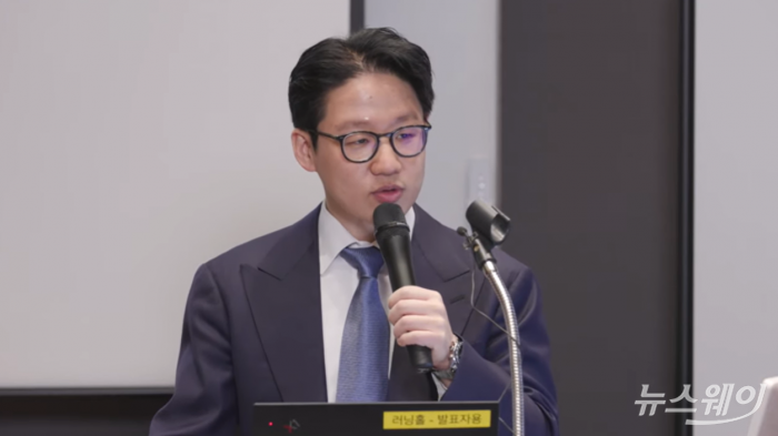 서범석 루닛 대표가 기자간담회에서 발언하고 있다.