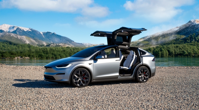 감독형 FSD가 탑재된 테슬라 모델 X. 사진=테슬라 제공