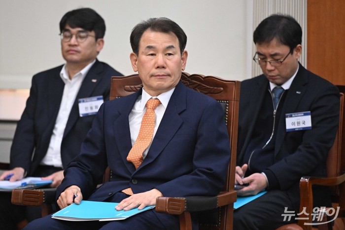 정은보 한국거래소 이사장이 5일 오후 서울 여의도 한국거래소에서 열린 신년 기자간담회에 참석해 자리하고 있다. 사진=강민석 기자 kms@newsway.co.kr