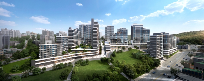 금호 제21구역 주택정비형 재개발사업 투시도. 사진=롯데건설 제공