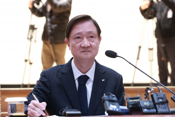 이찬진 금융감독원장이 9일 오전 여의도 본원에서 '2026년 업무계획 기자간담회'에서 현안 질의에 답하고 있다. 사진=금융감독원 제공