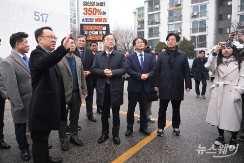 '고양 1기 신도시 정비사업 선도지구' 찾은 김윤덕 장관·이동환 시장
