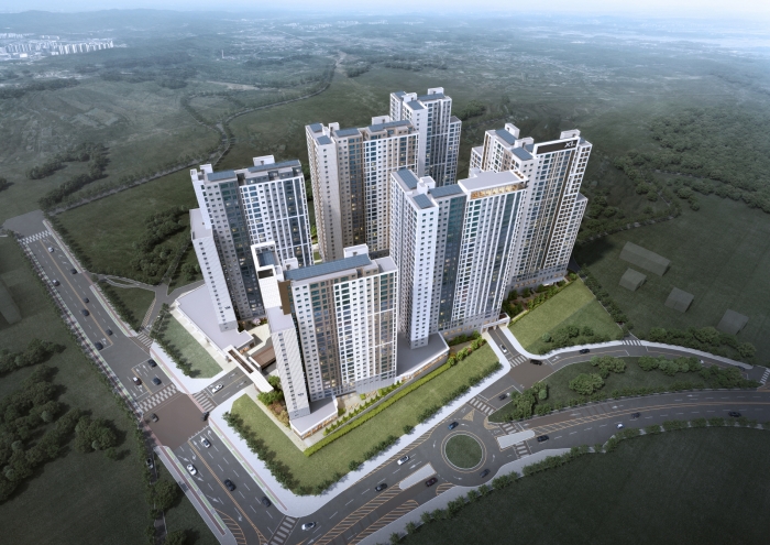 상주자이르네 조감도. 사진=자이에스앤디 제공