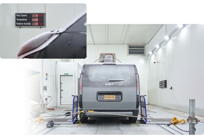 현대차그룹 환경시험동에서는 전기차 실내 난방 성능, 겨울철 저온 제어 성능 및 제상 성능 시험 등을 진행한다. 사진=현대차그룹 제공
