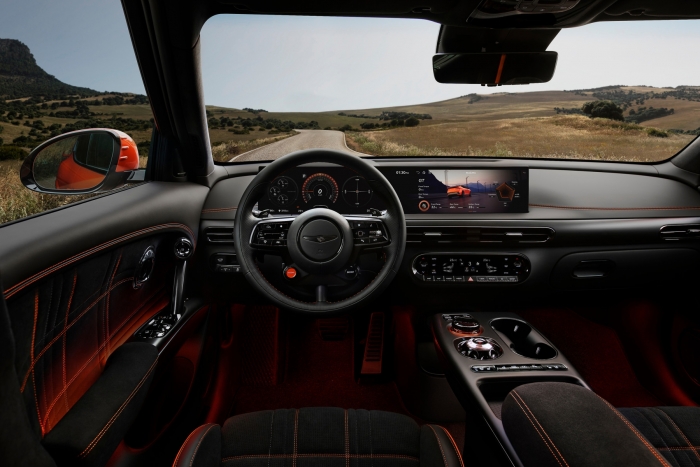 제네시스 GV60 마그마 실내. 사진=제네시스 제공