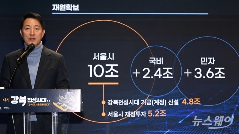 오세훈 서울시장 "16조 재원 통해 강북 재편···교통혁신산업거점 조성"