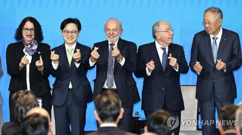 '전략적 동반자' 한국·브라질, '첨단제조·전략광물·AI' 협력···삼성·LG·현대차 등 재계 총출동