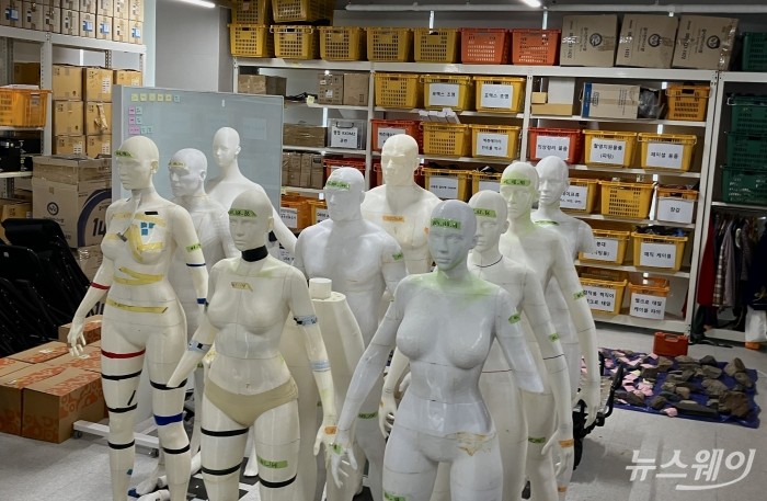 펄어비스 홈 원 3D 스캔 스튜디오 마네킹. 사진=김세현 기자