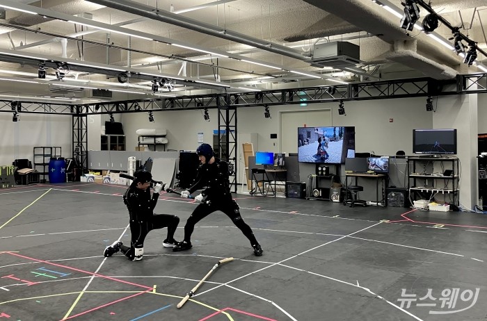 펄어비스 홈 원 모션 캡처 스튜디오. 사진=김세현 기자