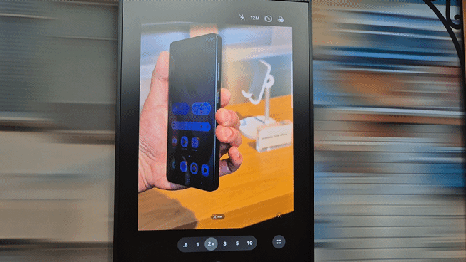 이날 공개된 S26 울트라 제품은 사생활 보호를 위한 '프라이버시 디스플레이'가 탑재됐다. 사진=고지혜 기자