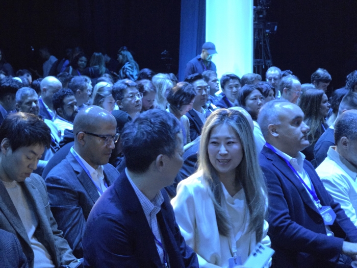 케이팝 데몬 헌터스 감독 '메기 강'이 언팩에 참석했다. 사진=언팩취재단