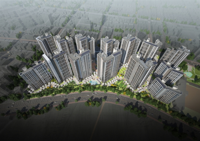 현대건설이 평택시 합정동 일원에 시공 중인 '힐스테이트 평택역센트럴시티' 조감도. 사진=현대건설