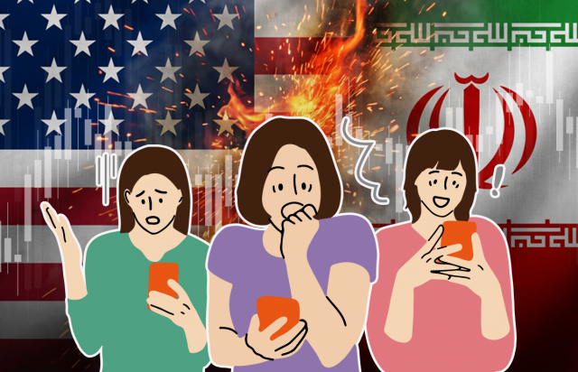 중동 리스크에 불안한 투심···"전쟁 확전시 10% 조정 가능성도"