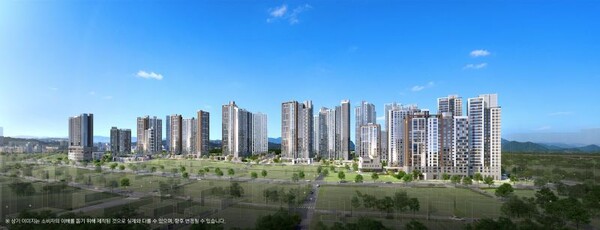 구리역 하이니티 리버파크 투시도. 사진=DL이앤씨 제공