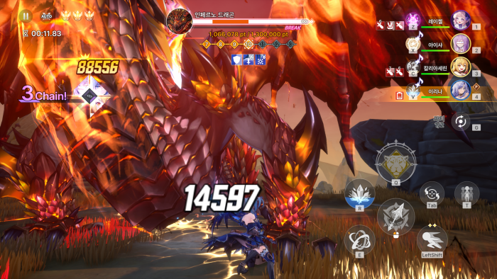 어비스디아 인피니티 어비스 전투 장면. 사진=뉴스웨이 DB