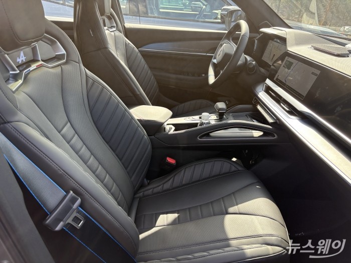 르노코리아의 오로라 프로젝트 두 번째 모델인 '필랑트' 1열. 사진=황예인 기자