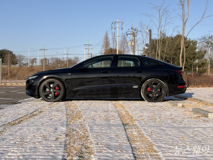 아우디 A6 e-트론. 사진= 권지용 기자