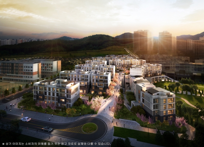 경기도 화성시 동탄2신도시 신주거문화타운 B11블록에 조성되는 '동탄 그웬(GWEN) 160' 조감도. 사진=한토건설