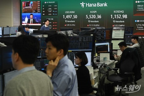 소폭 상승 출발한 코스피