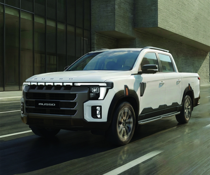 무쏘 그랜드스타일. 사진=KGM 제공