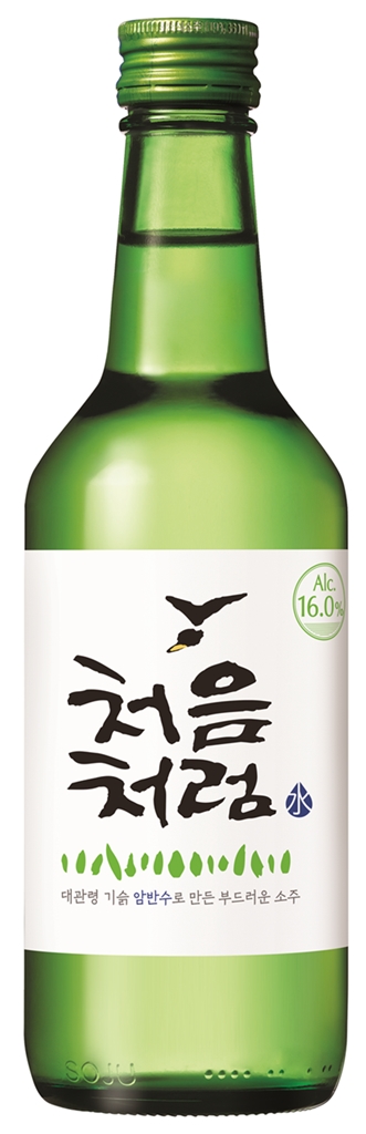 처음처럼 신규 이미지. 사진=롯데칠성음료 제공