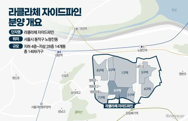'직주근접' 노량진 뉴타운 첫 분양 '라클라체자이드파인'