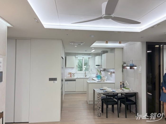 GS건설·SK에코플렌트가 '라클라체자이드파인' 전용 59㎡ 유니트. 사진=박상훈 기자