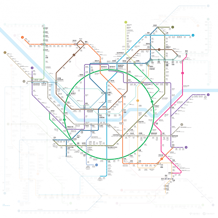 기후동행카드 노선도. 출처=서울특별시 홈페이지