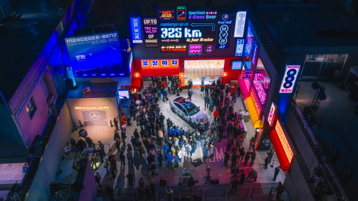 20일 메르세데스-벤츠가 전 세계 최초로 서울에서 '디 올 뉴 일렉트릭 C클래스'를 공개했다. 사진=메르세데스-벤츠